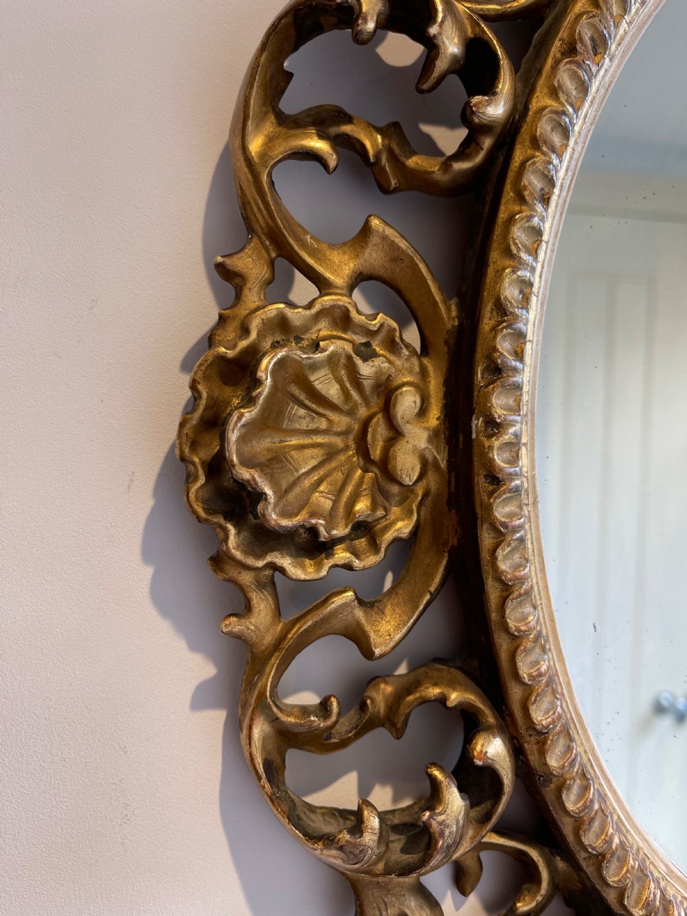 Nineteenth century Florentine mirror  View III