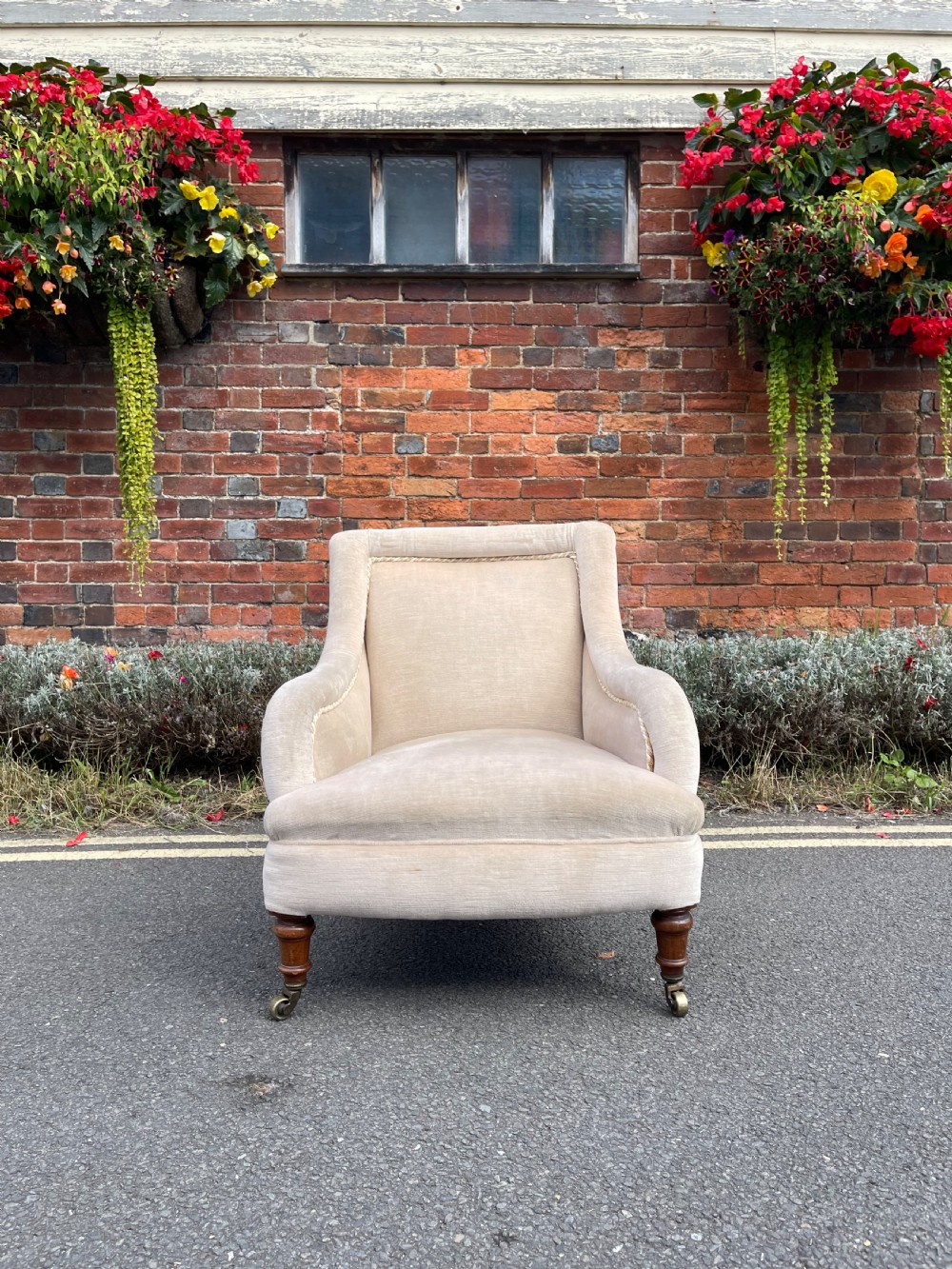 Late Victorian armchair  View II