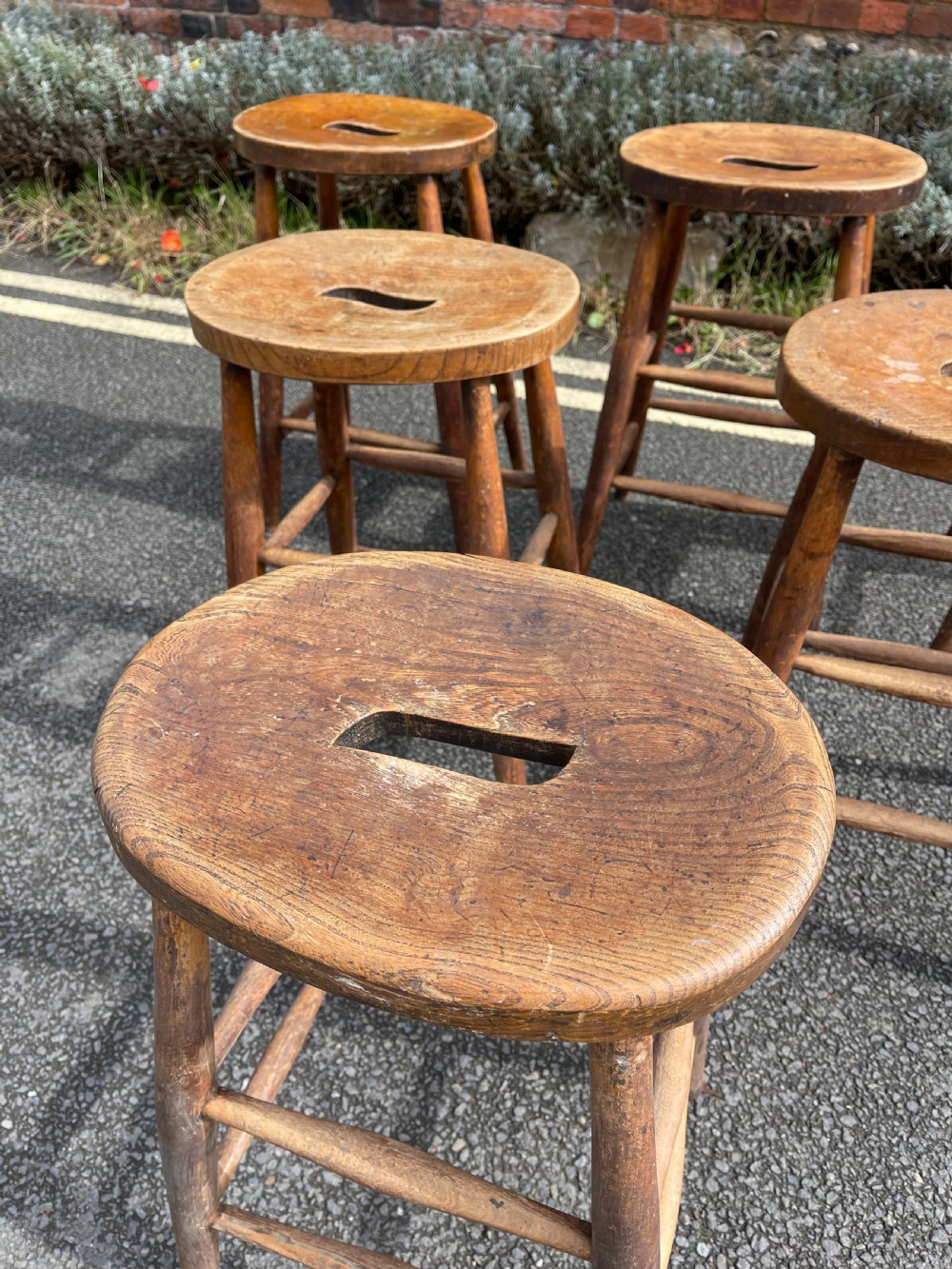 Set of six stools  View II