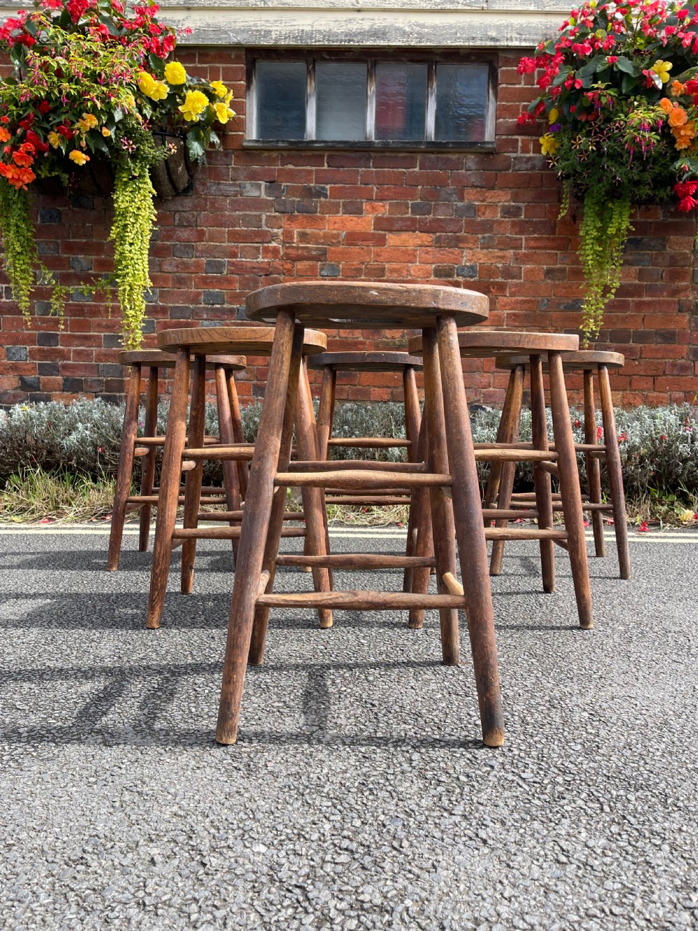 Set of six stools  View III