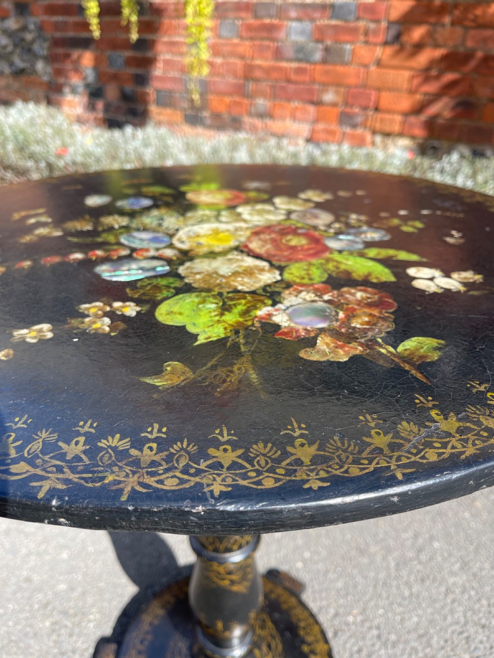 Papier mache table  View II