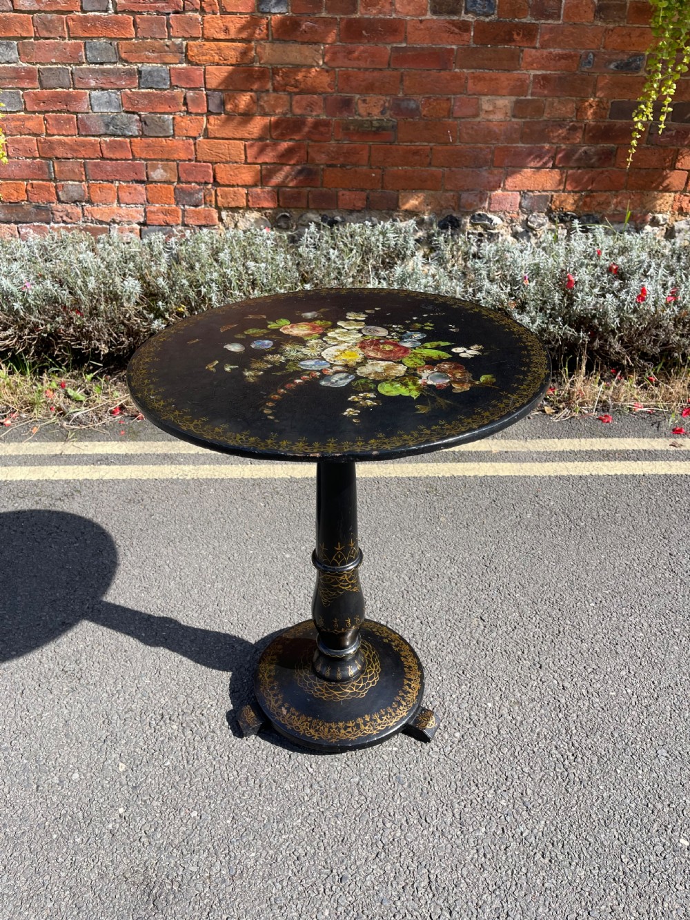 Papier mache table  View IV