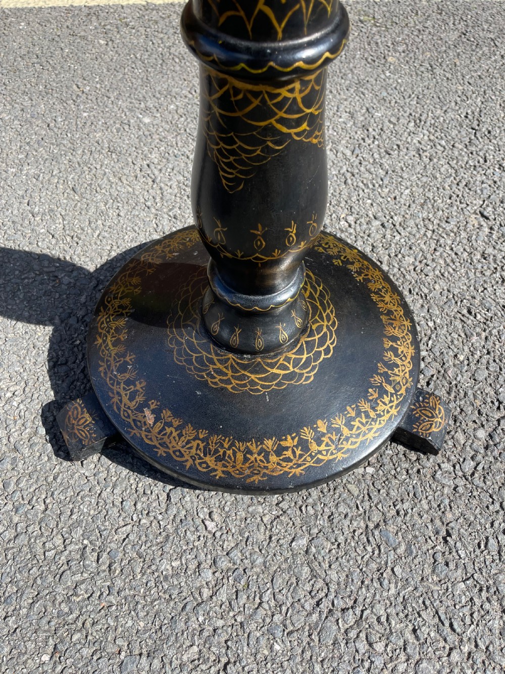 Papier mache table  View VI
