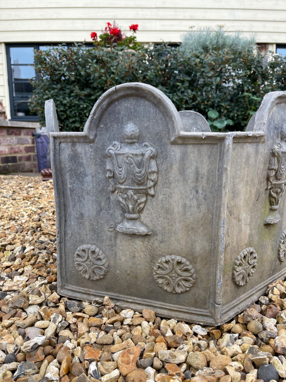Pair of lead planters View II