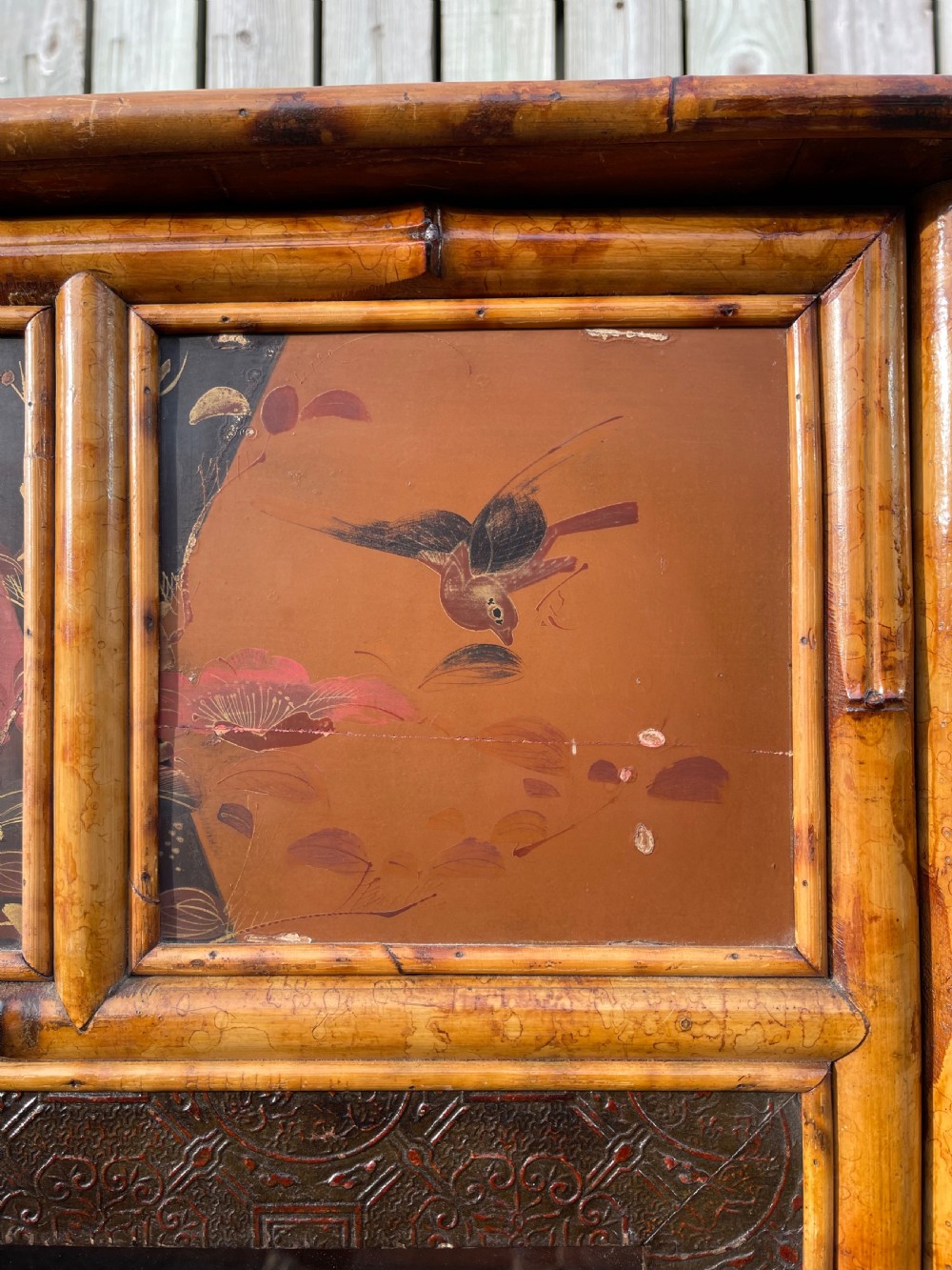 Victorian bamboo cabinet  View III
