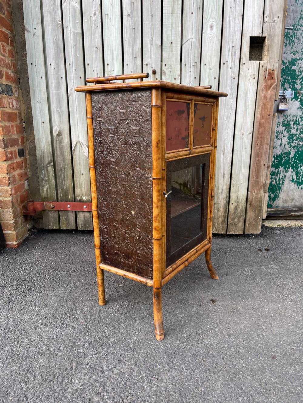 Victorian bamboo cabinet  View V