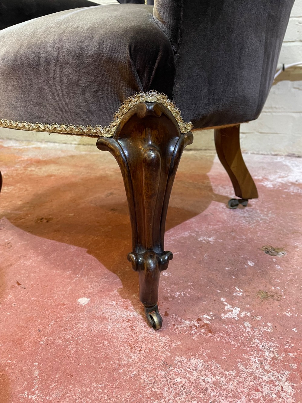 Victorian fan back chair  View II