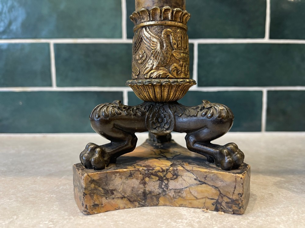 Pair of neoclassical lamp conversions  View II