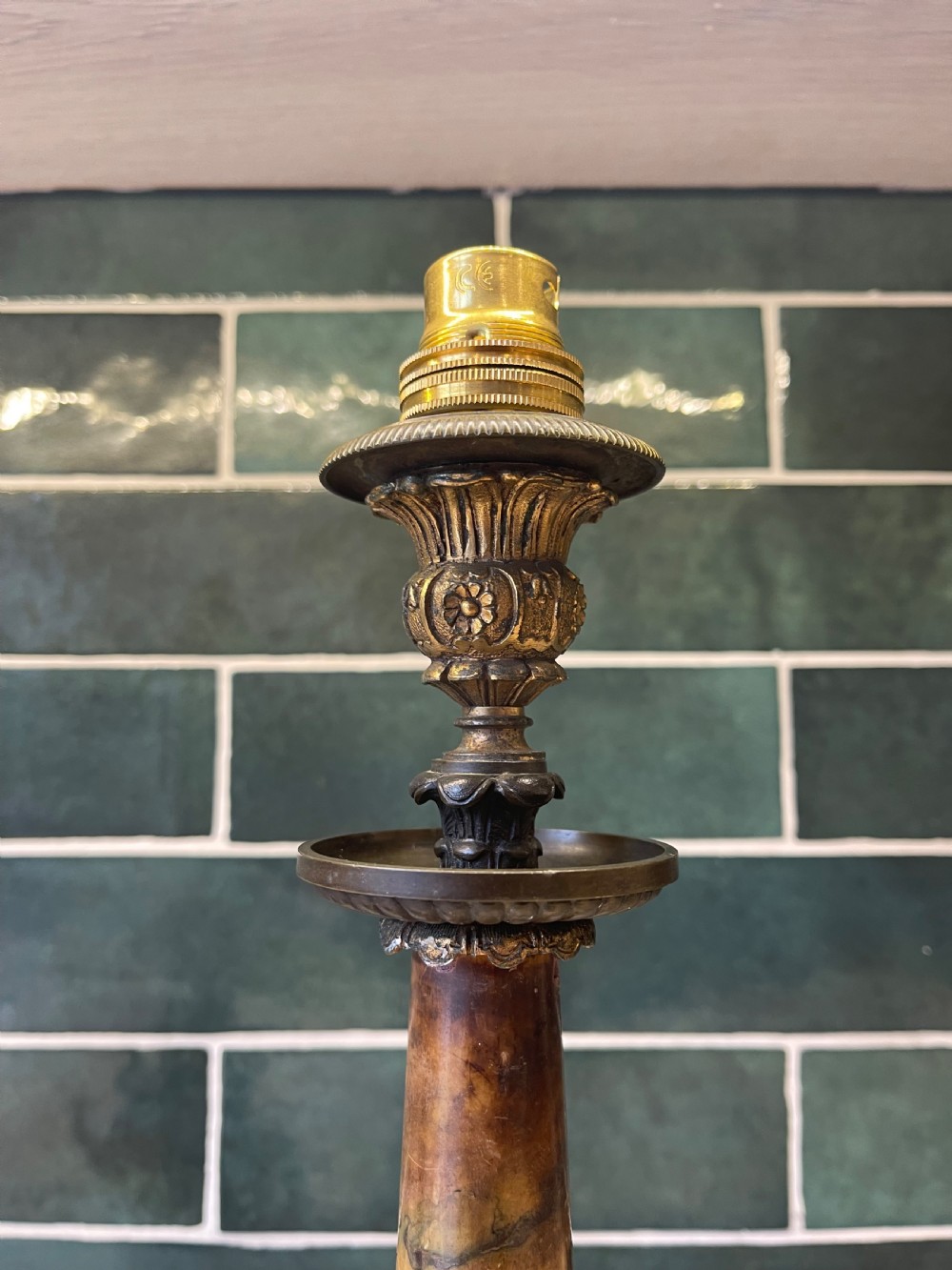 Pair of neoclassical lamp conversions  View III