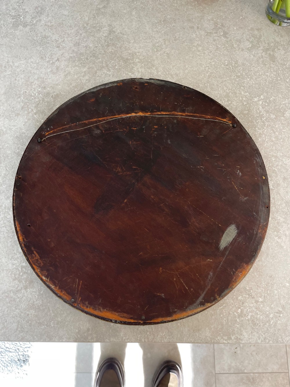 Brass convex mirror  View III