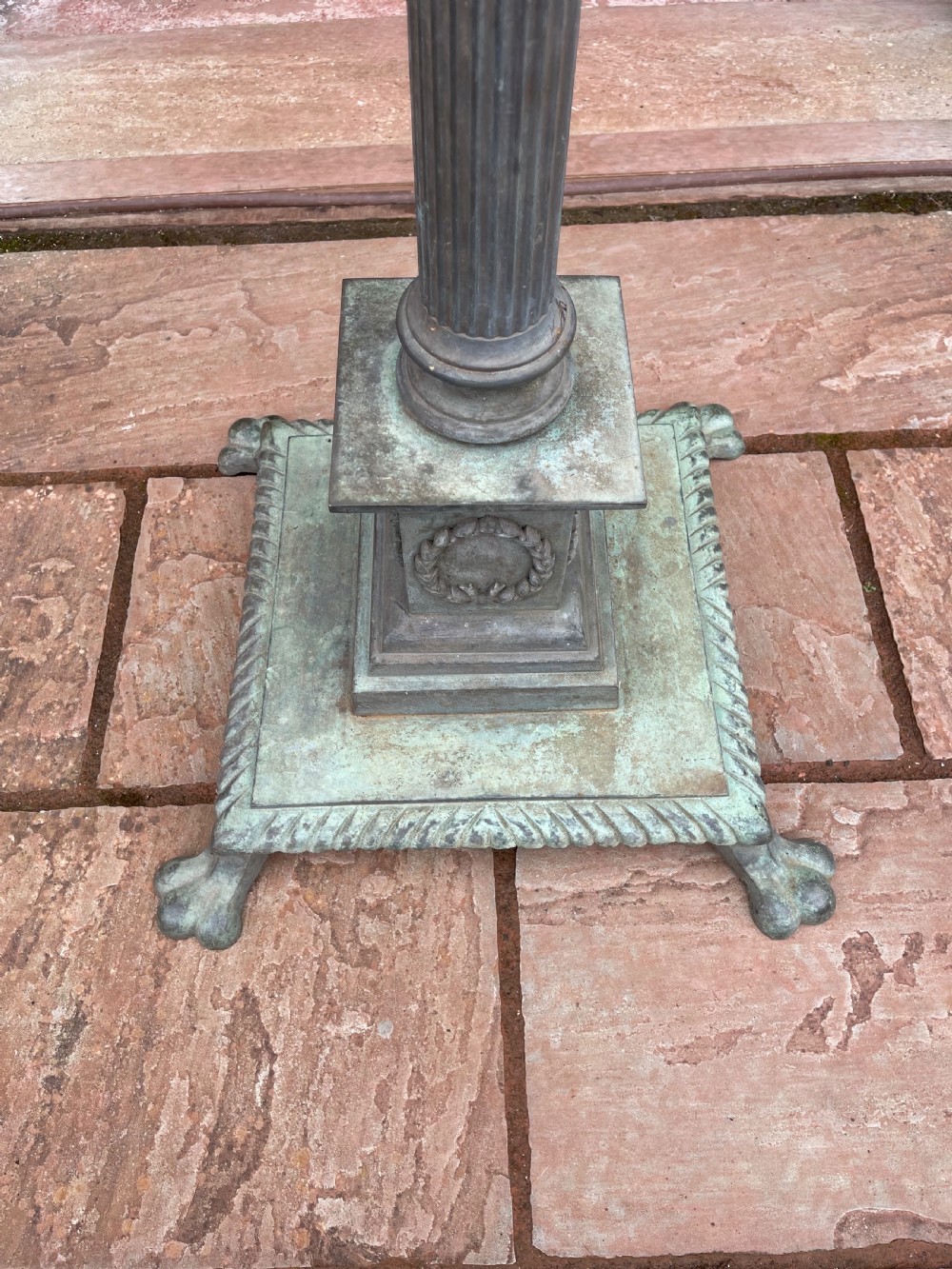 Corinthian column floor lamp.  View III
