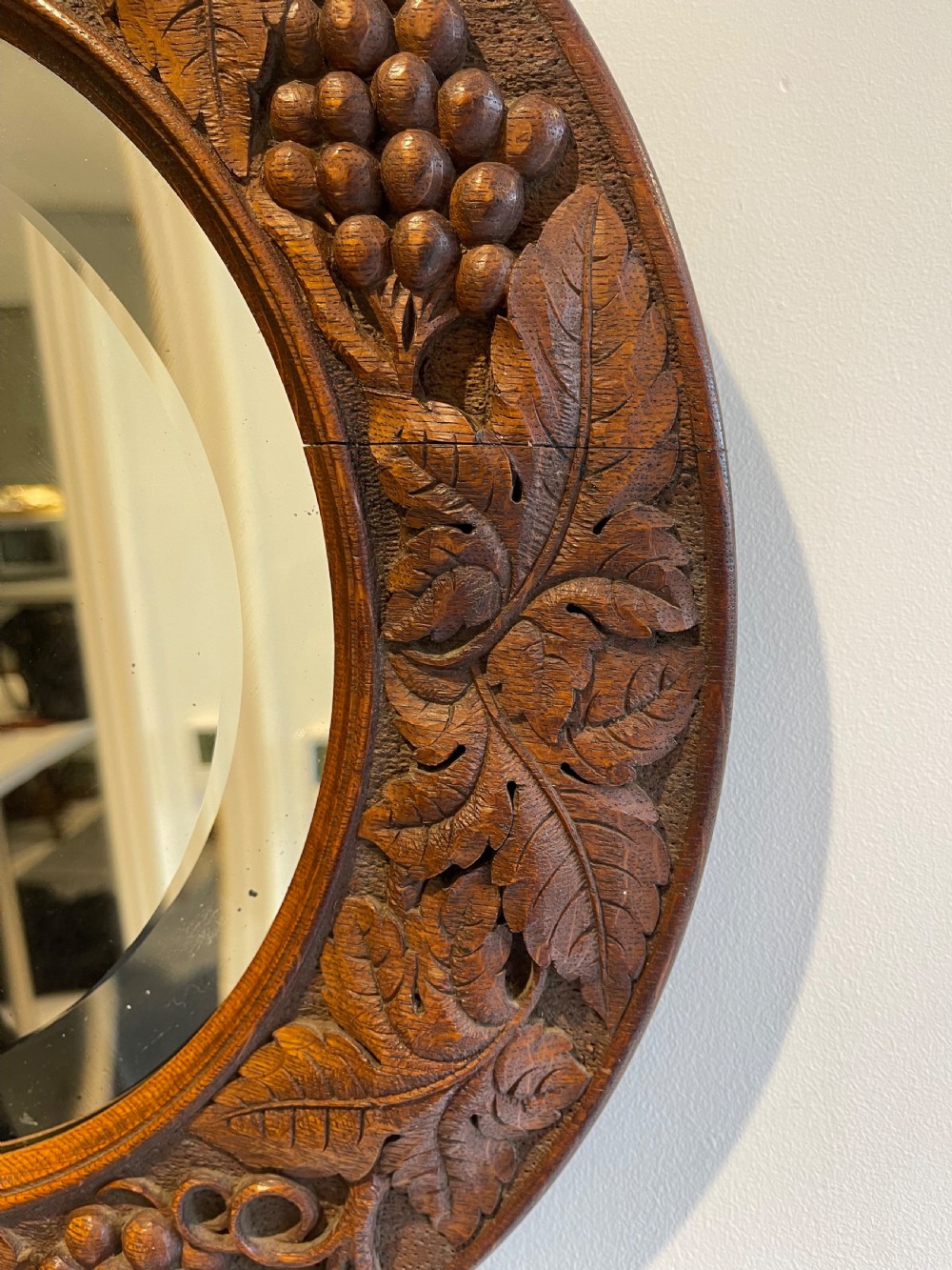 Arts and crafts period mirror  View II