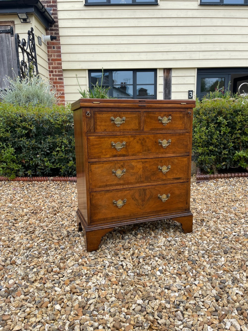 Walnut batchelors chest