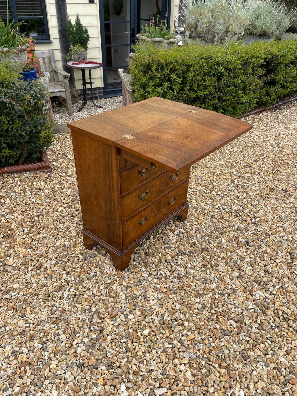 Walnut batchelors chest View IV