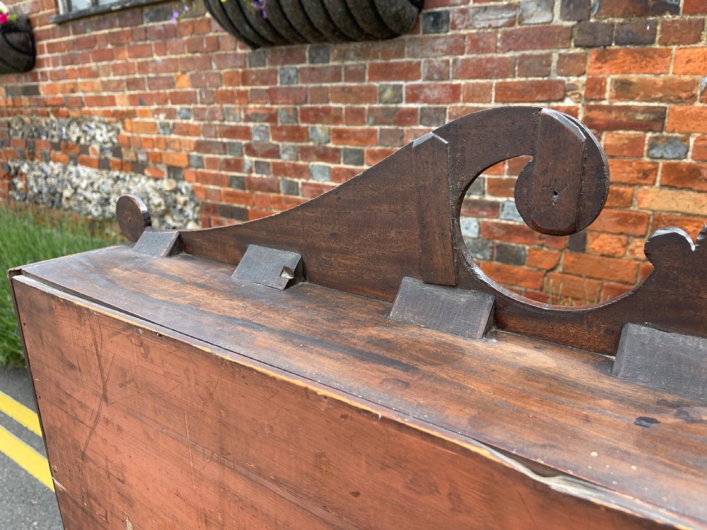 William IV mahogany waterfall bookcase  View VI