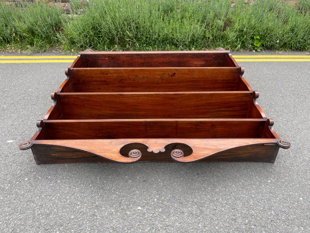 William IV mahogany waterfall bookcase  View VII