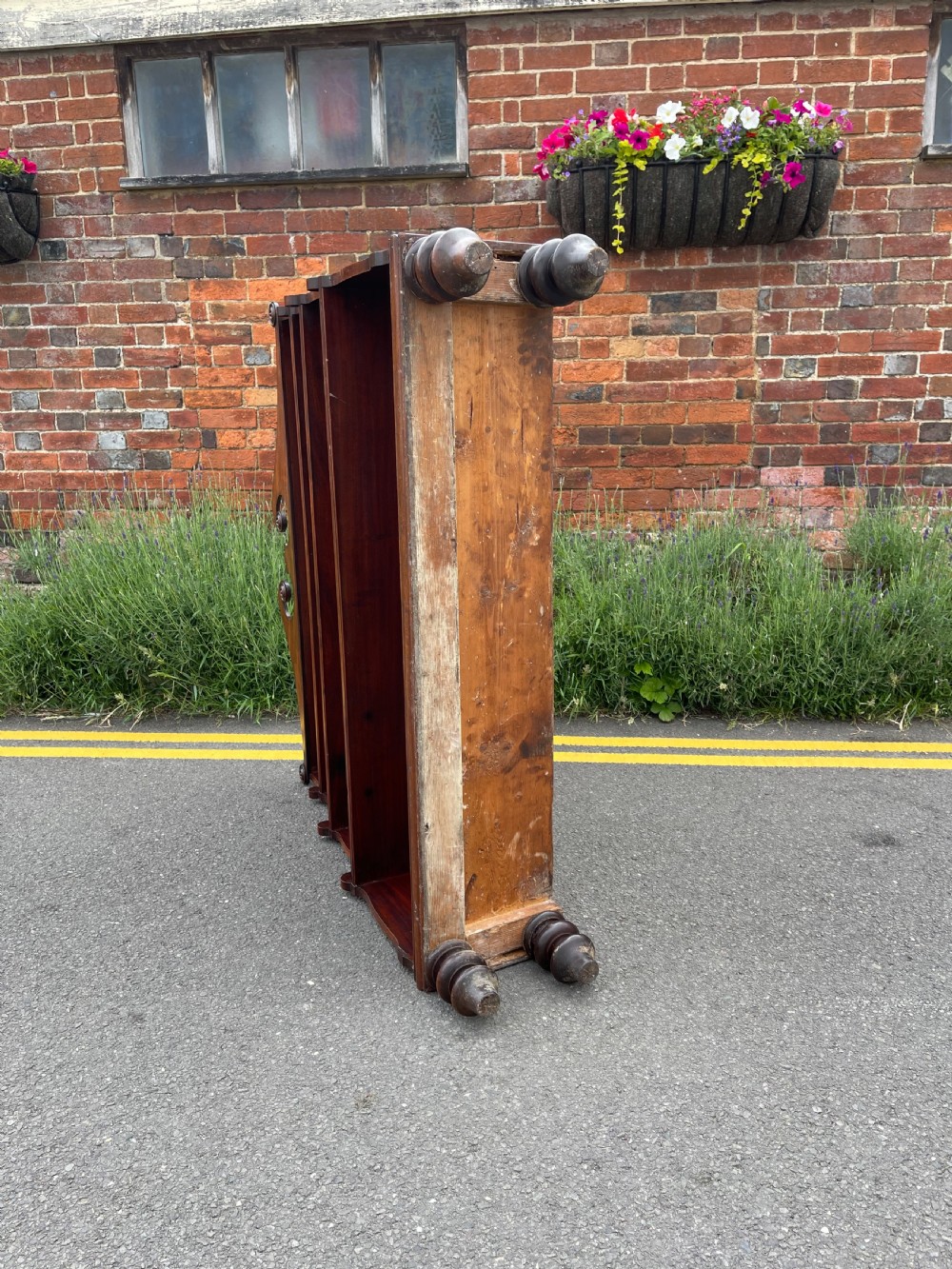William IV mahogany waterfall bookcase  View VIII