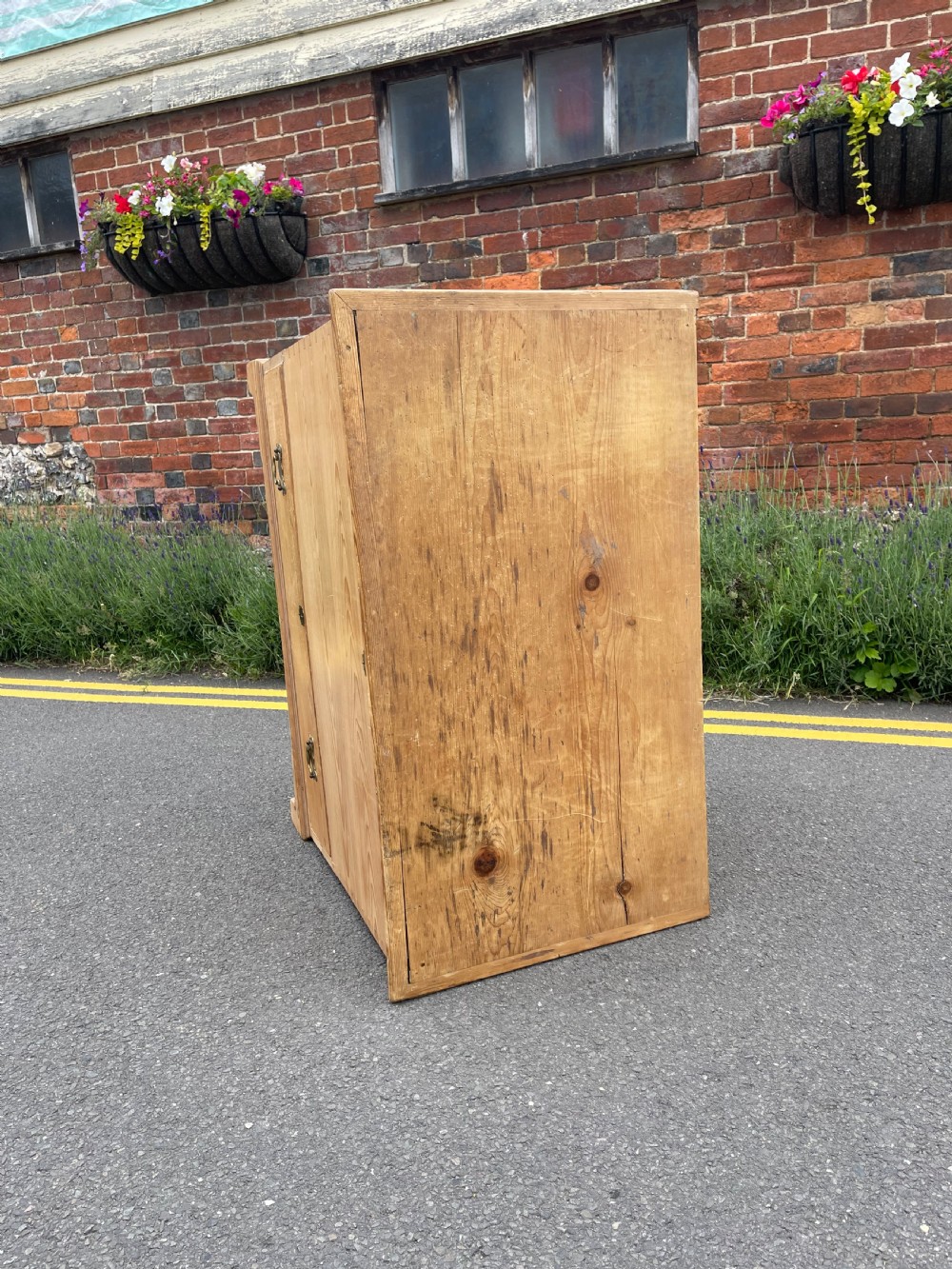 Nineteenth Century pine mule chest  View II