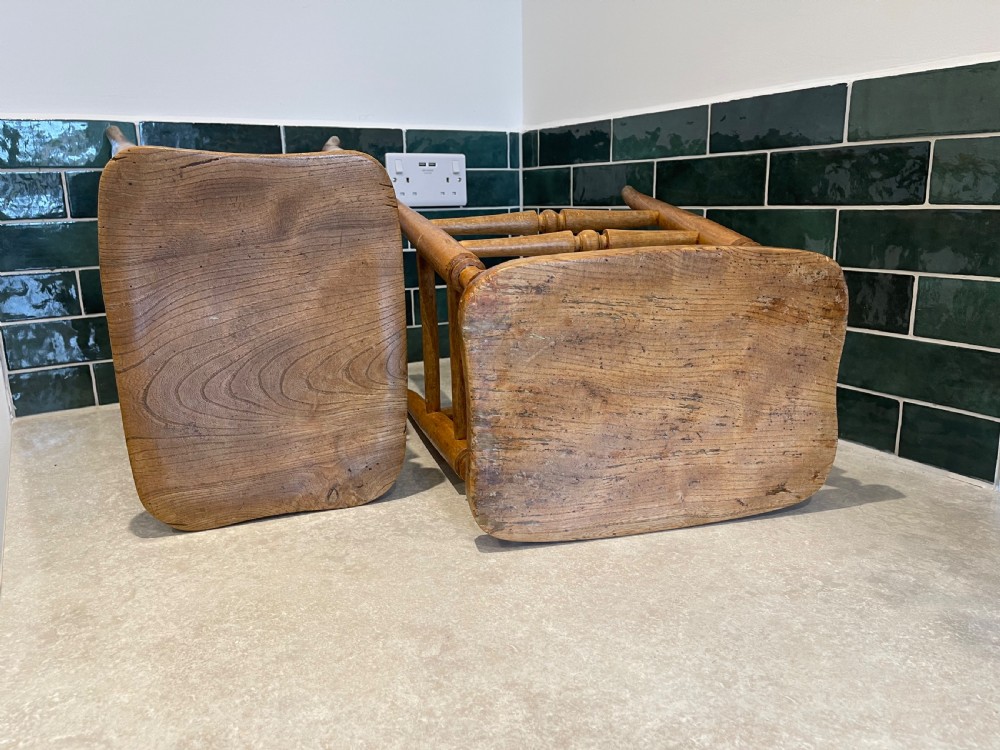 Pair of Nineteenth Century stools  View II