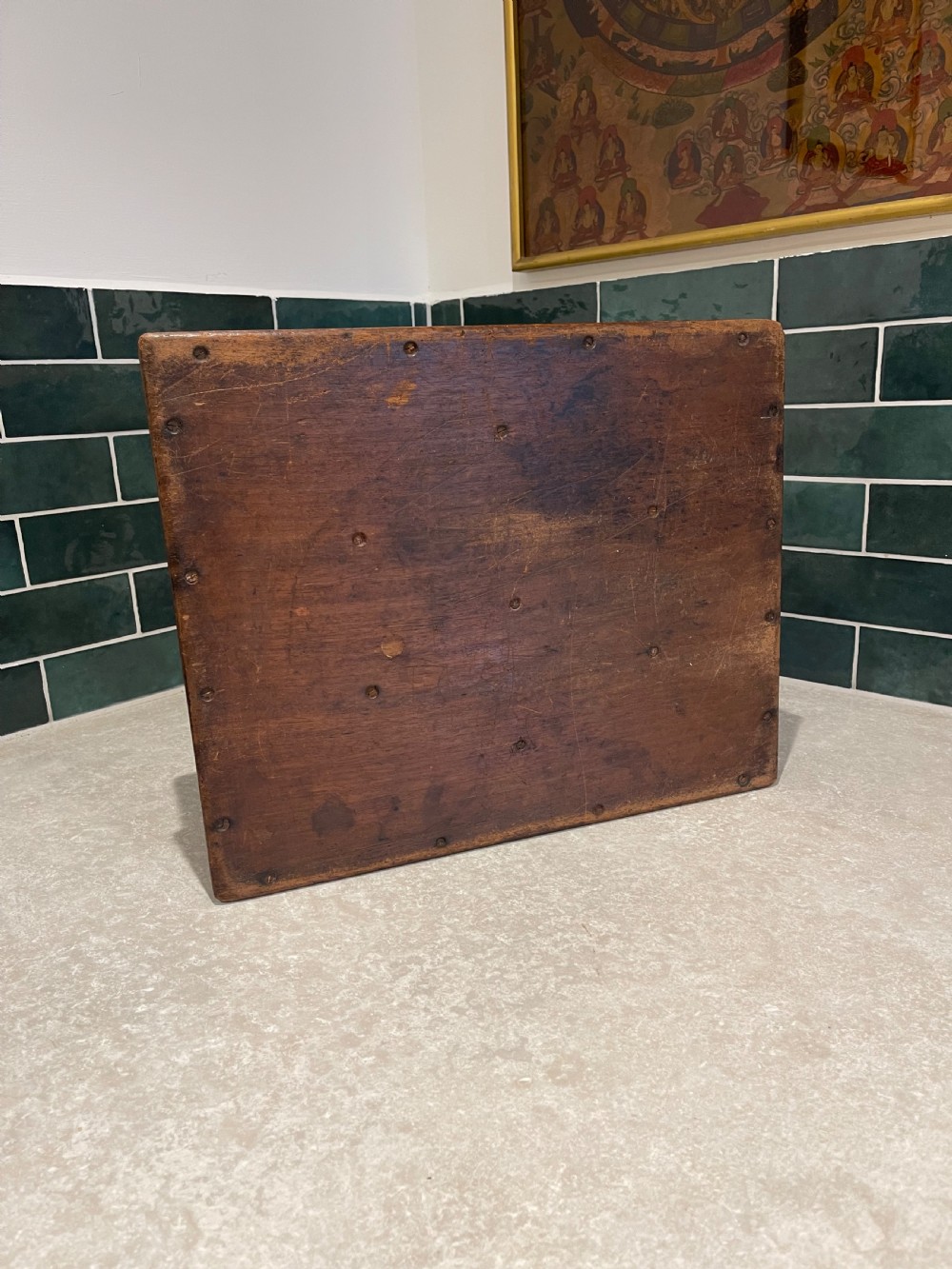 George III Mahogany bottle carrier  View V