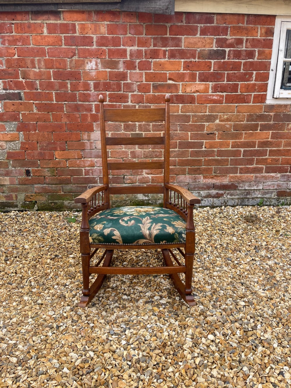 Oak rocking chair  View II