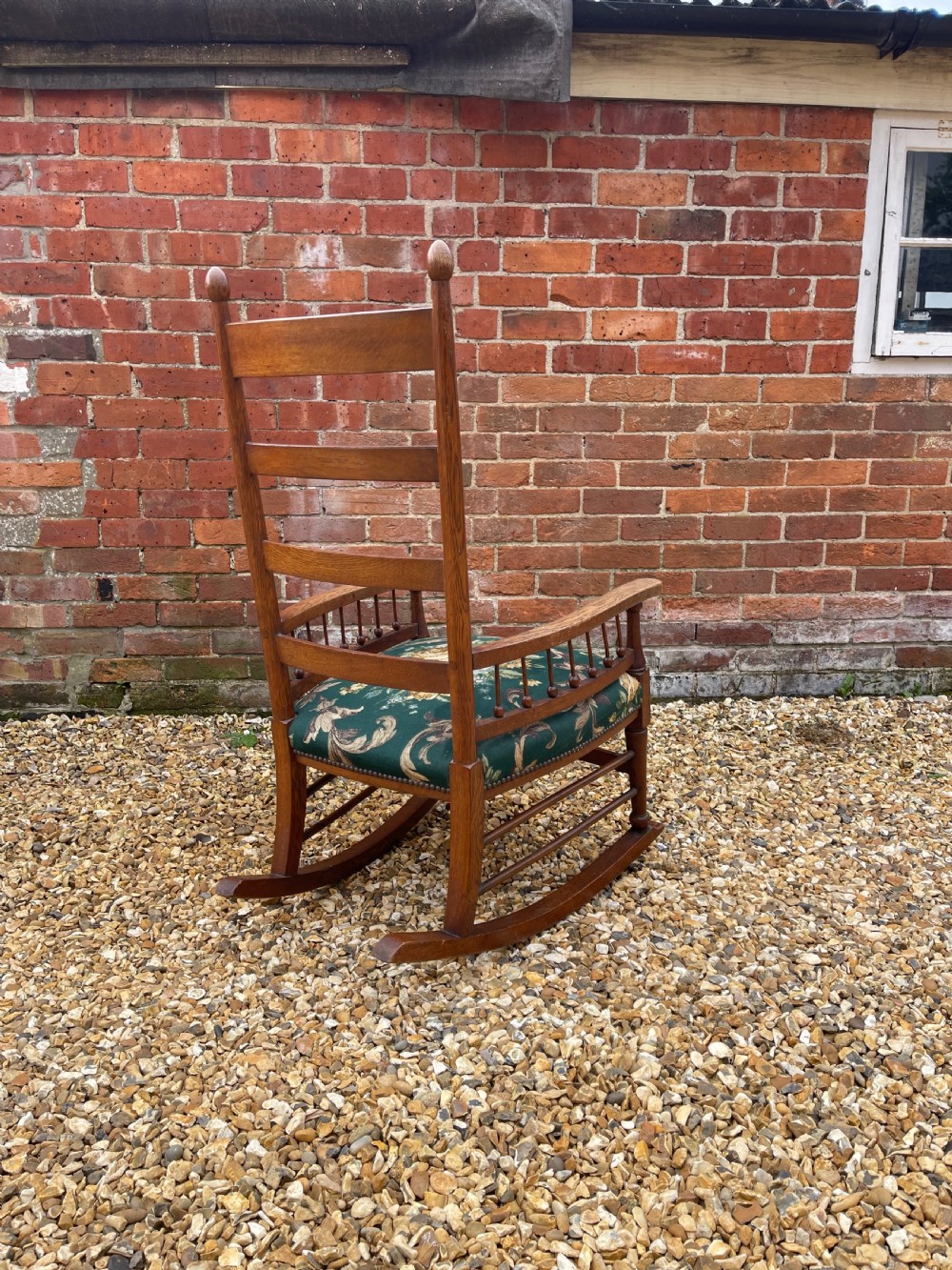 Oak rocking chair  View III