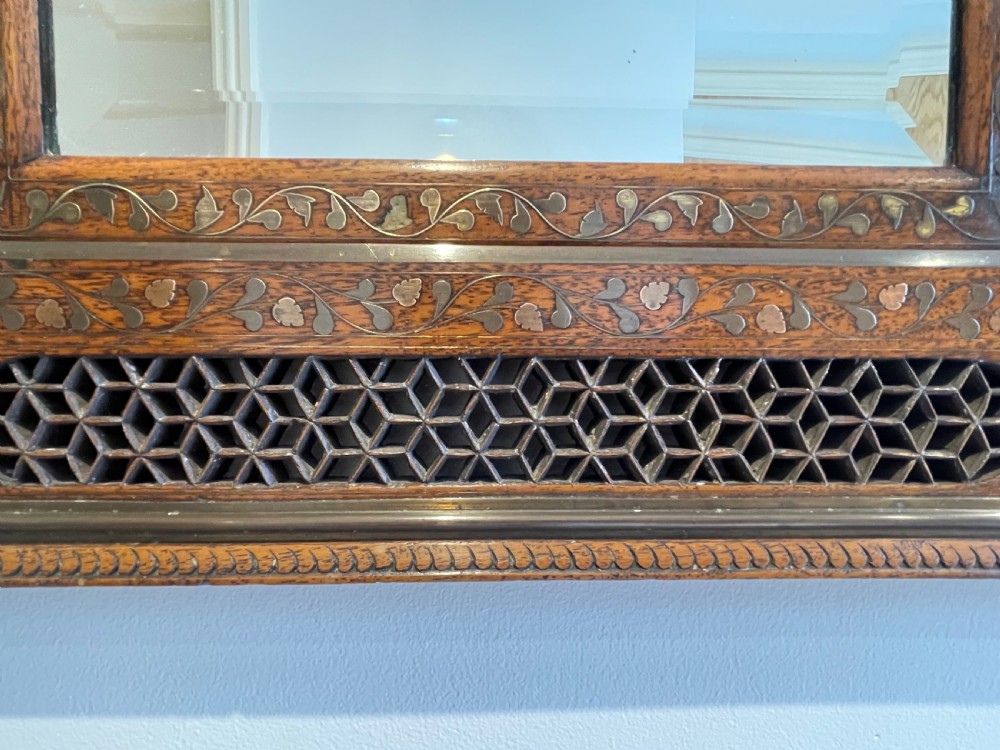 Brass inlaid Hoshiarpur mirror  View IV