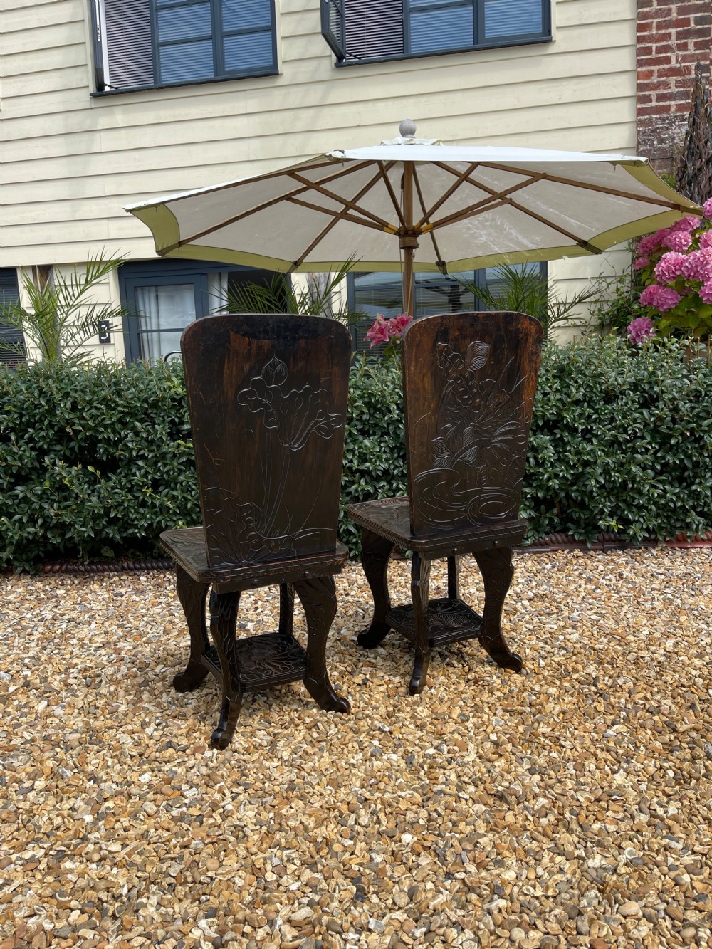 Pair of Liberty’s hall chairs  View III