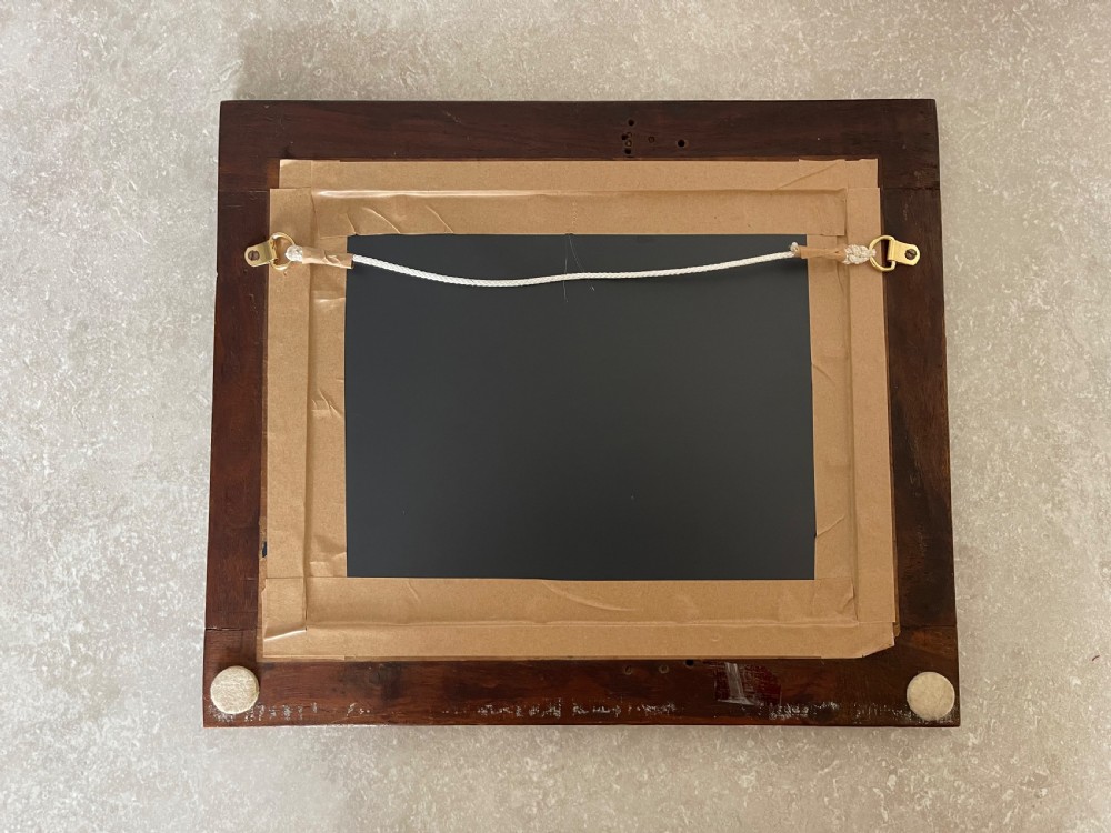 Brass inlaid Hoshiarpur mirror View III