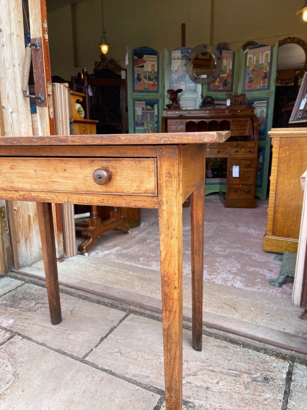 Georgian fruitwood table  View III