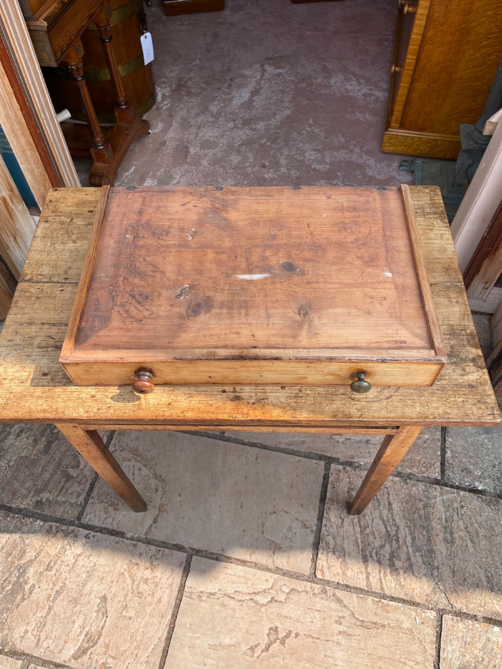 Georgian fruitwood table  View V