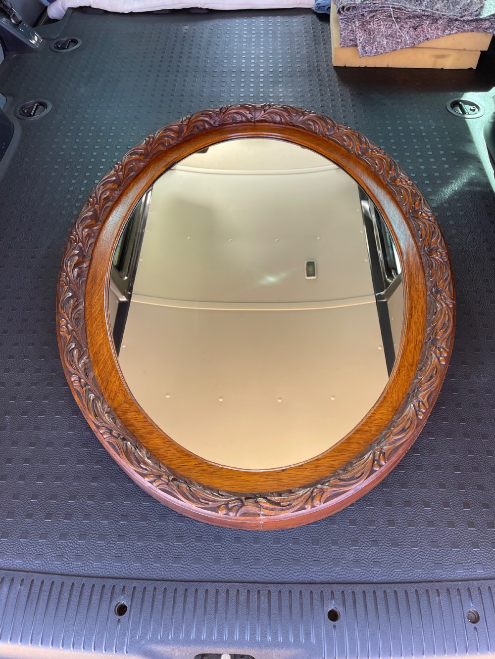 Large oak mirror  View II