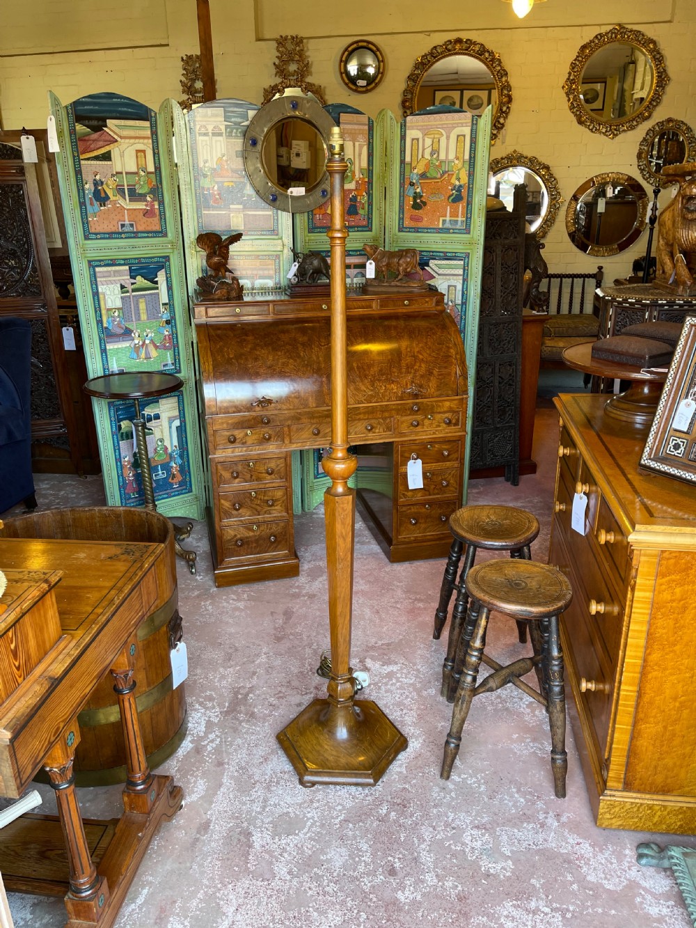 Heals style standard lamp