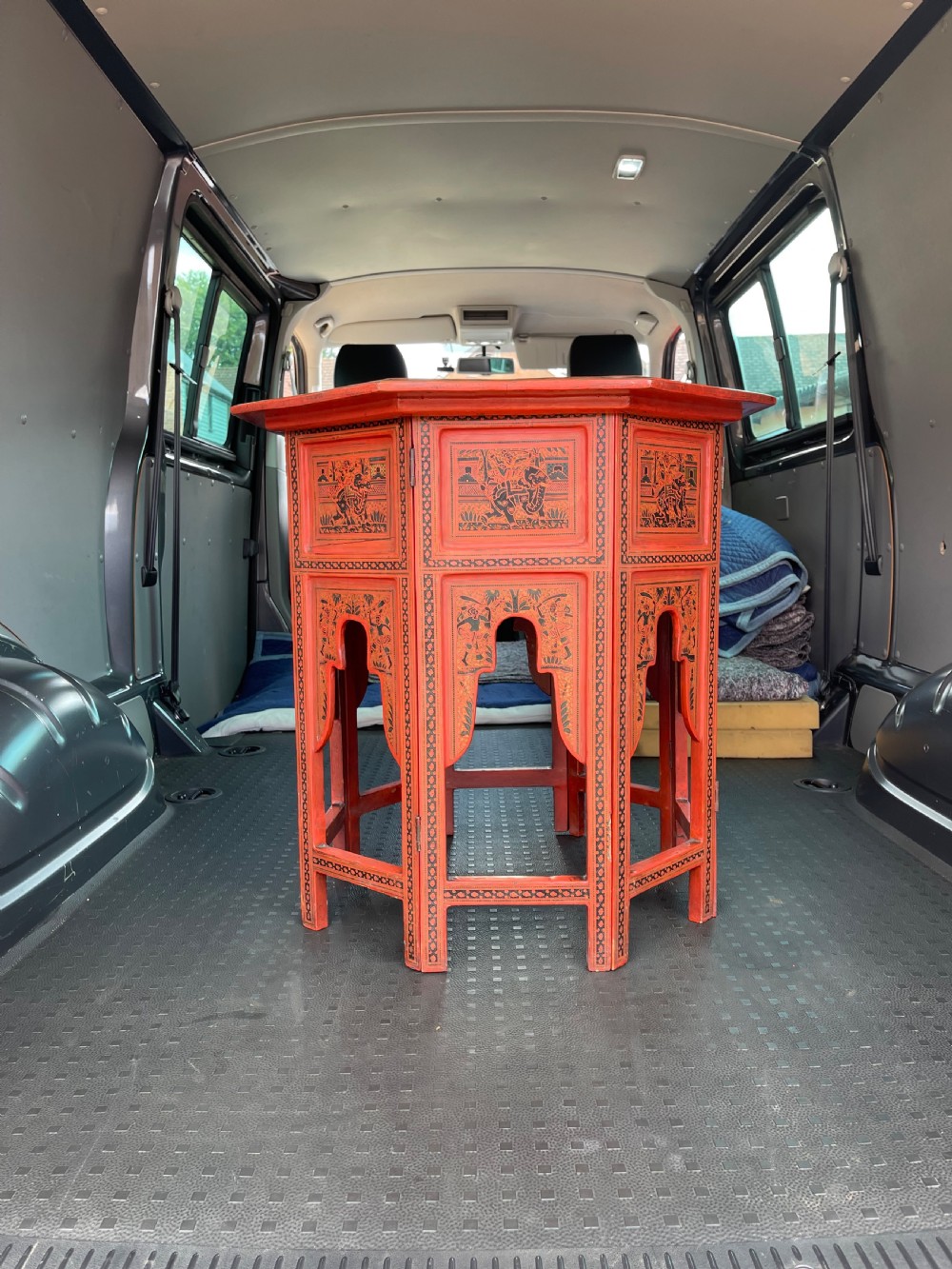 Burmese lacquered table 