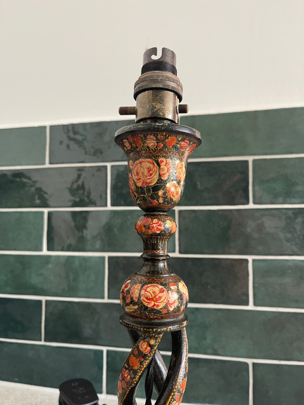 Pair of Kashmiri lamps  View V