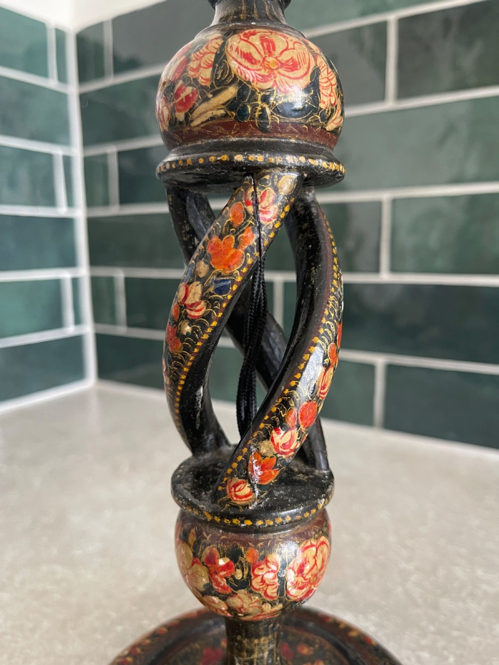 Pair of Kashmiri lamps  View VI