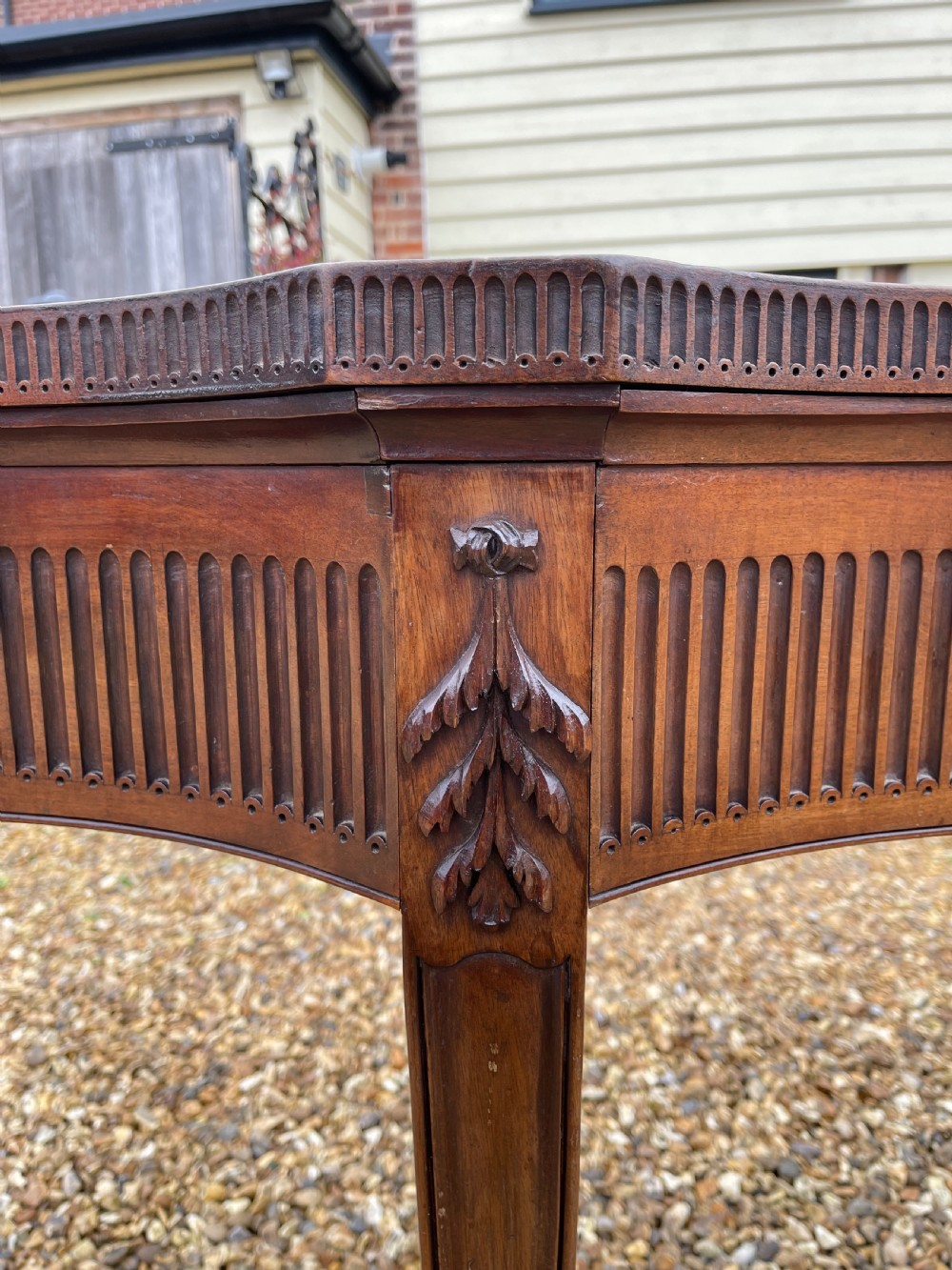 Mahogany serving table  View IX
