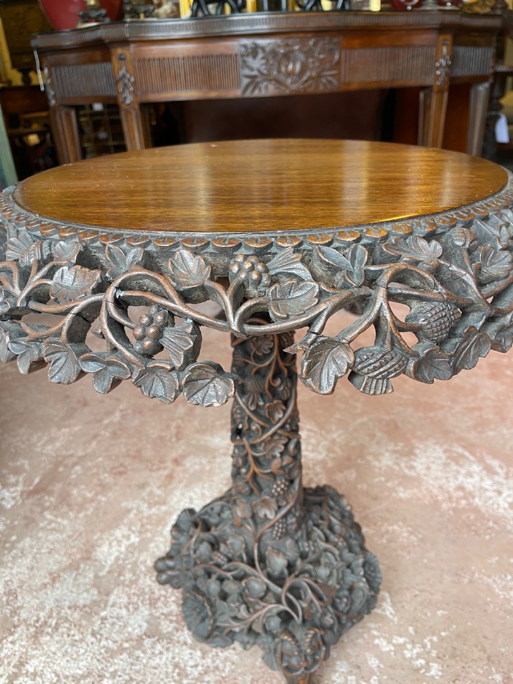 Nineteenth Century Indian pedestal table  View II