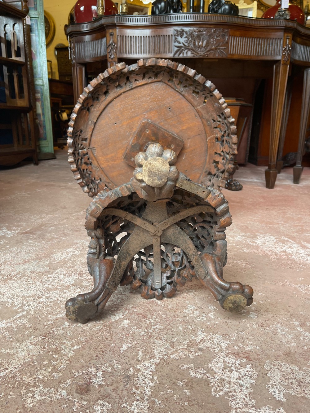 Nineteenth Century Indian pedestal table  View IV