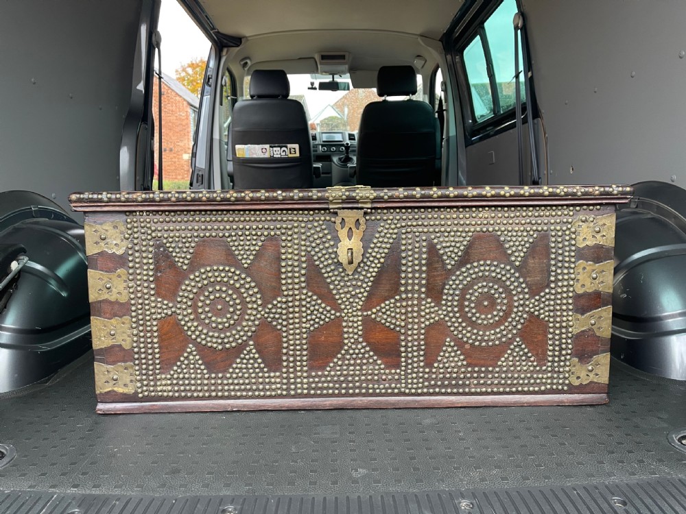Nineteenth Century Indian rosewood trunk 