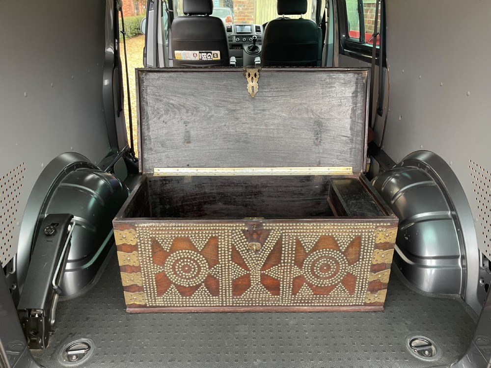 Nineteenth Century Indian rosewood trunk  View IV