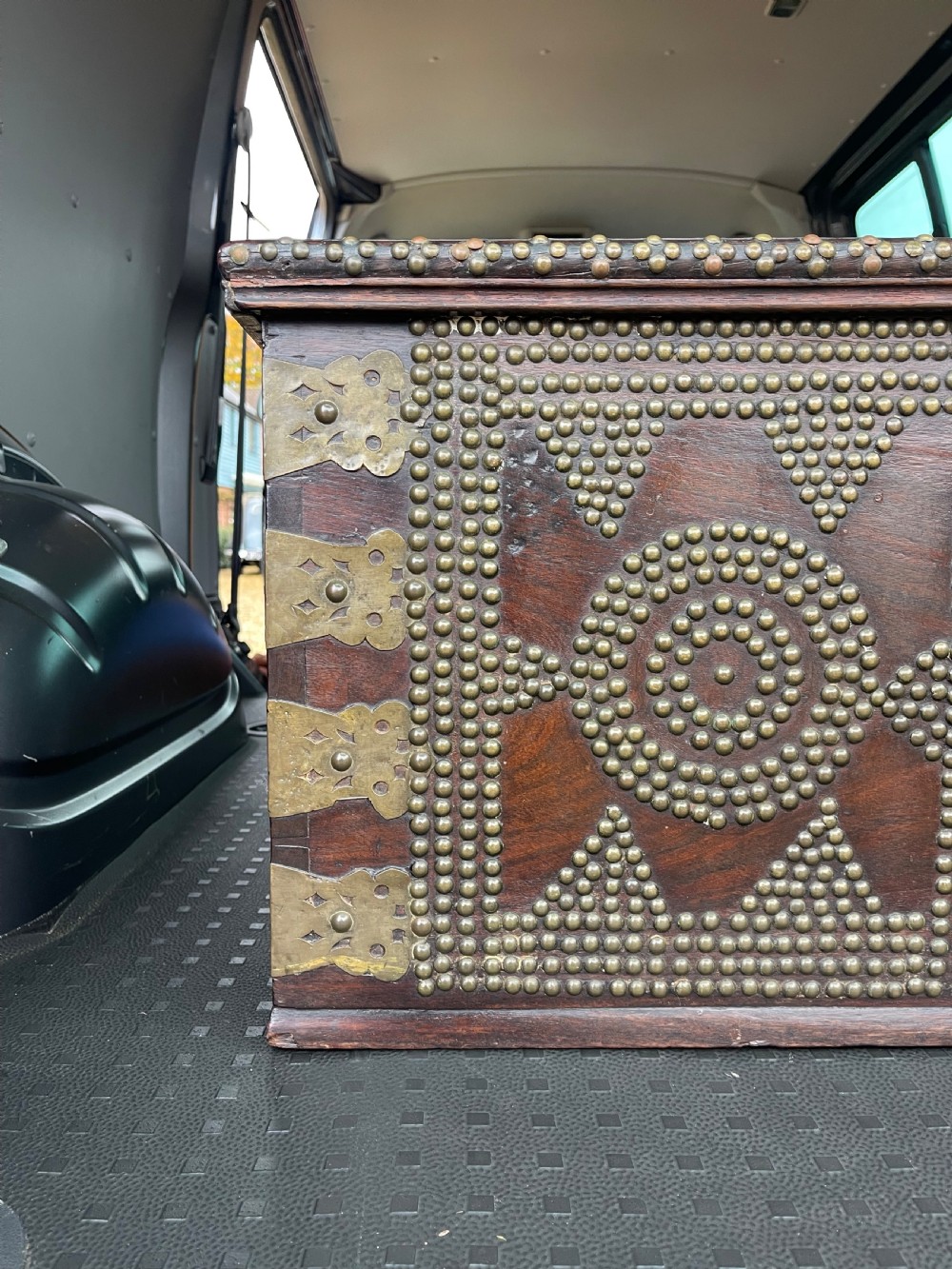 Nineteenth Century Indian rosewood trunk  View V
