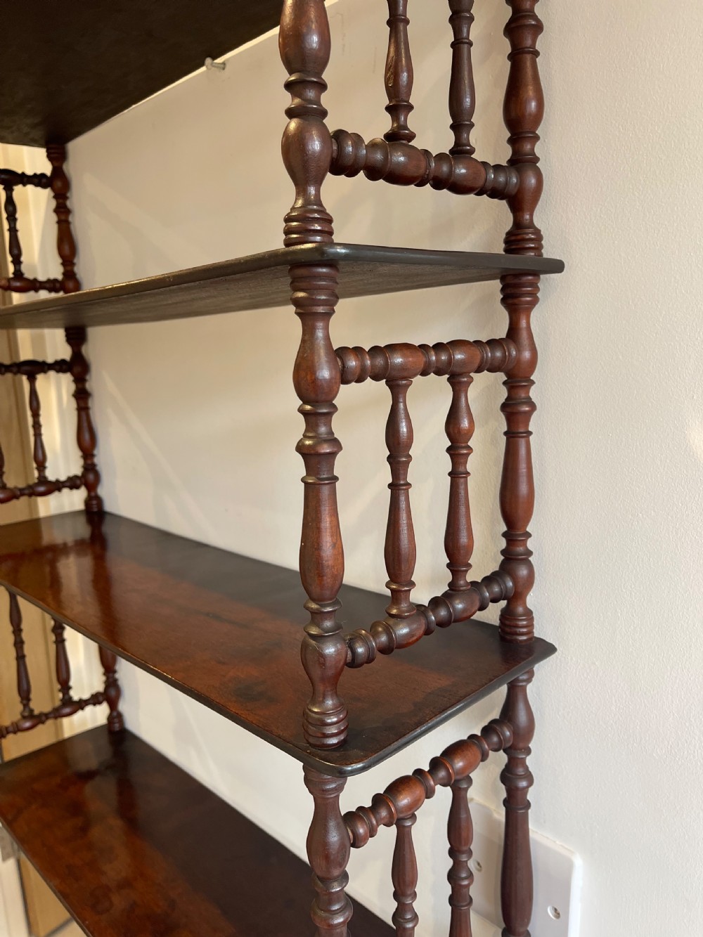 Nineteenth Century hanging shelves  View II