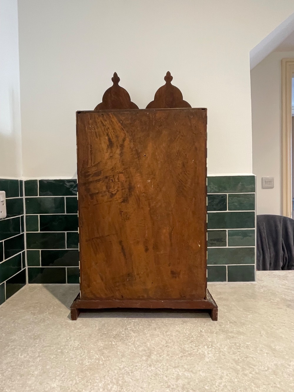 Fine North Indian inlaid tabletop cabinet  View VI