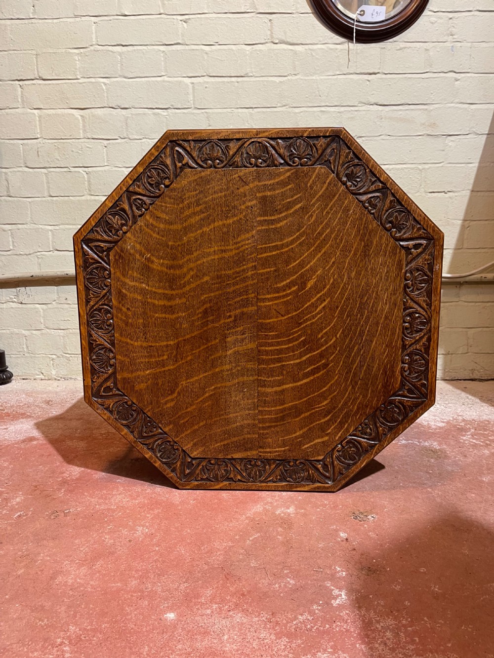 Oak book table View III