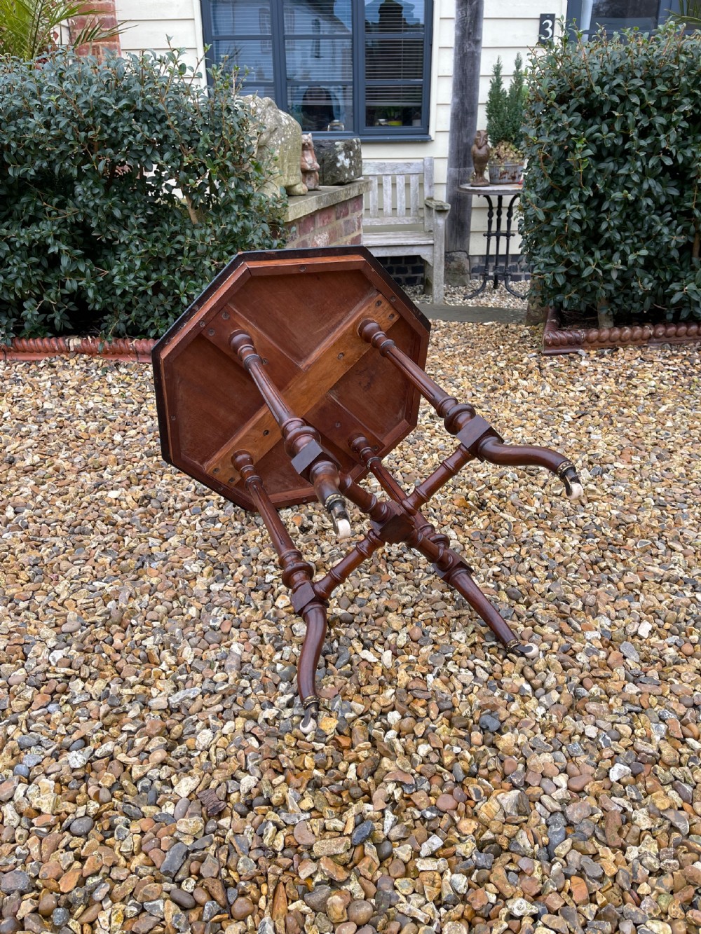 Victorian burr Walnut table  View V