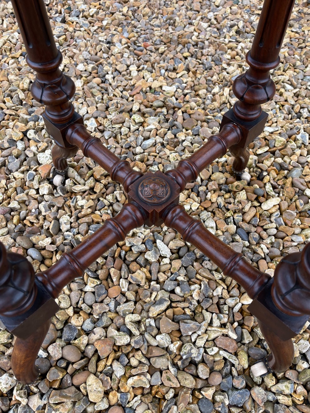Victorian burr Walnut table  View VI