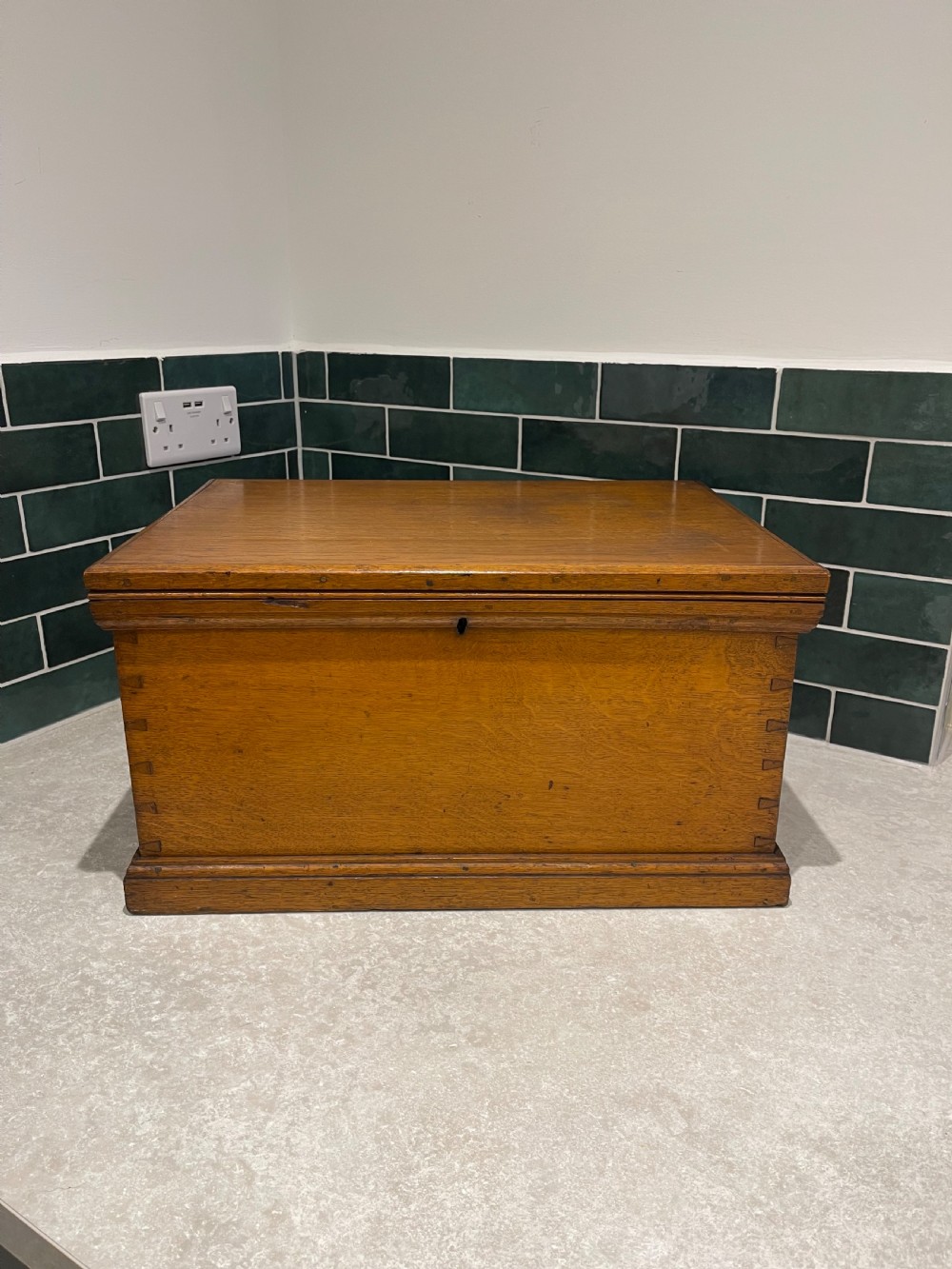 Late Nineteenth Century oak box