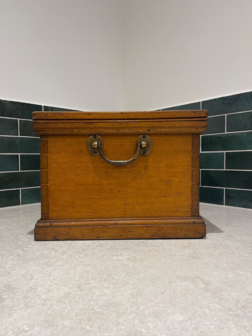 Late Nineteenth Century oak box View IV