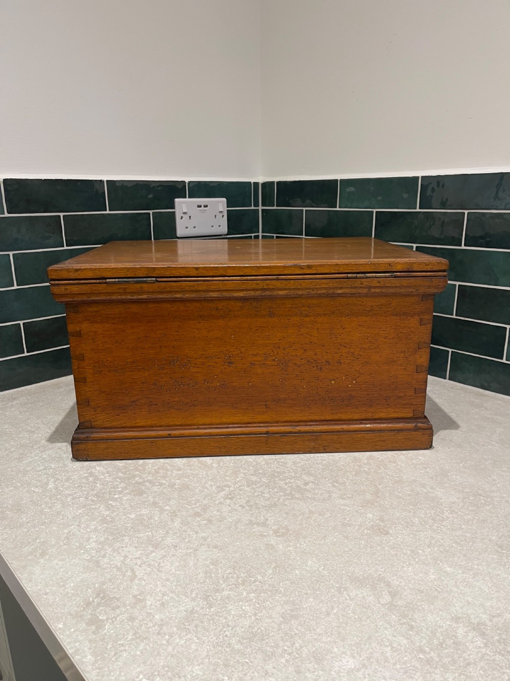 Late Nineteenth Century oak box View V